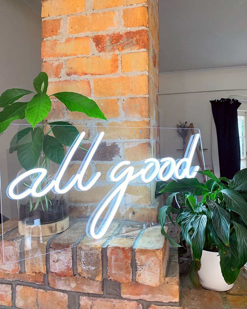 All Good Neon Sign