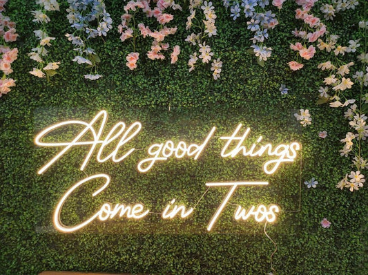 All Good Things Come to An End Neon Sign