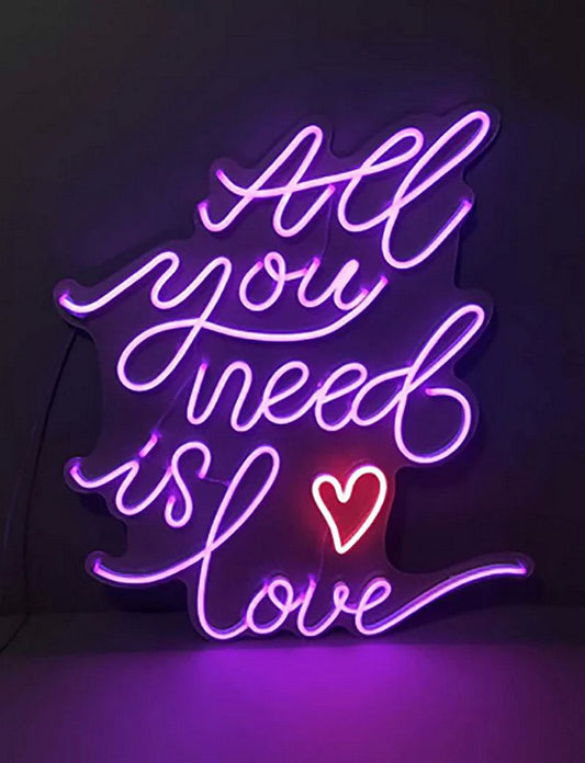 All You Need is Love Neon Sign