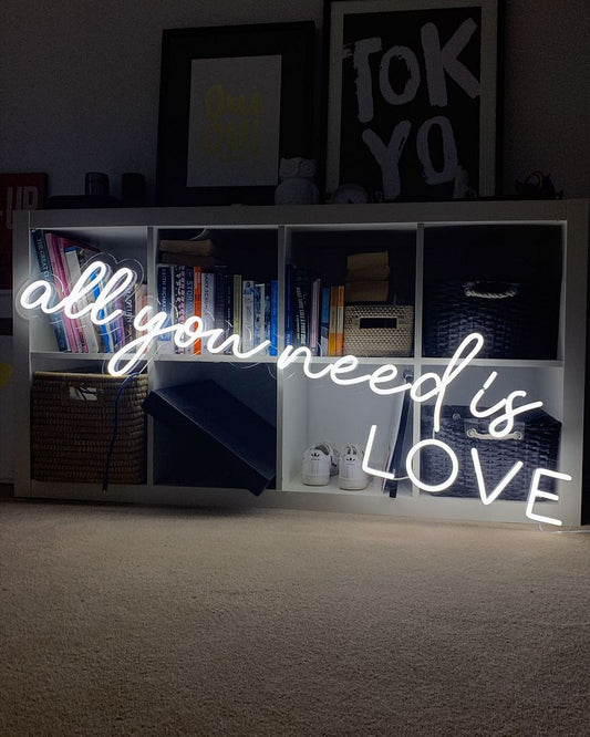 All You Need is Love  Neon Sign
