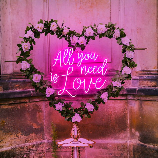 All You Need is Love LED Neon Sign light up sign