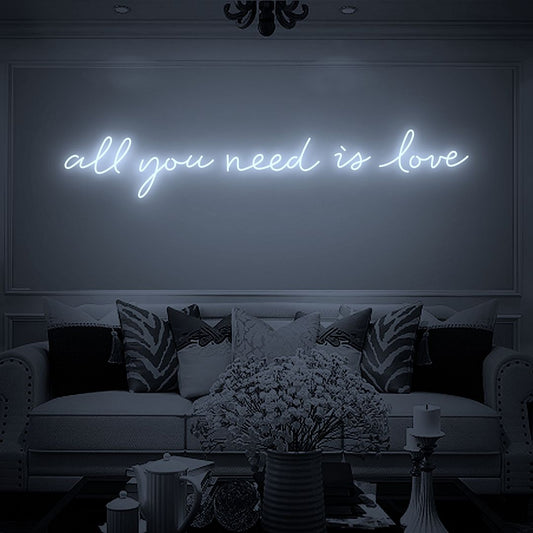 All You Need Is Love Neon Sign