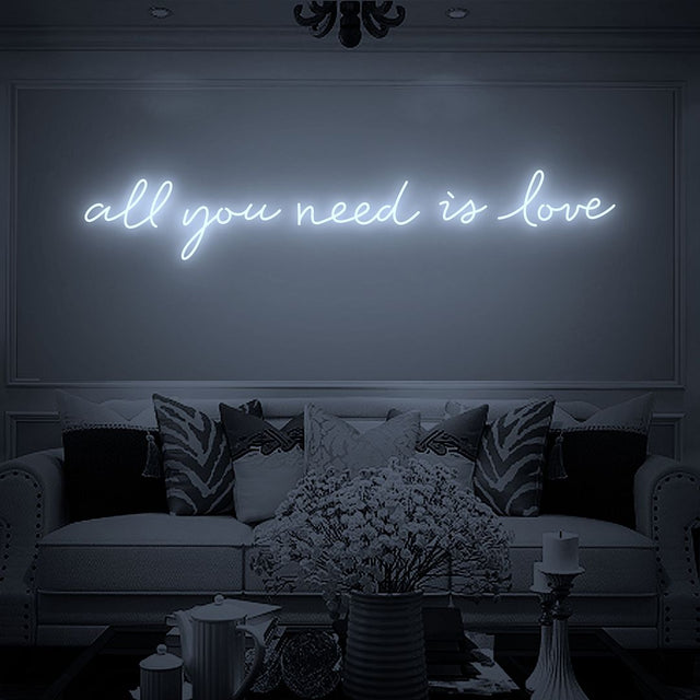 All You Need Is Love LED Neon Sign light up sign