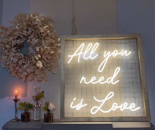 All You Need is Love LED Neon Sign light up sign