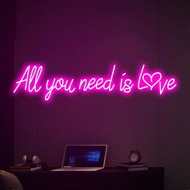 All You Need is Love LED Neon Sign light up sign