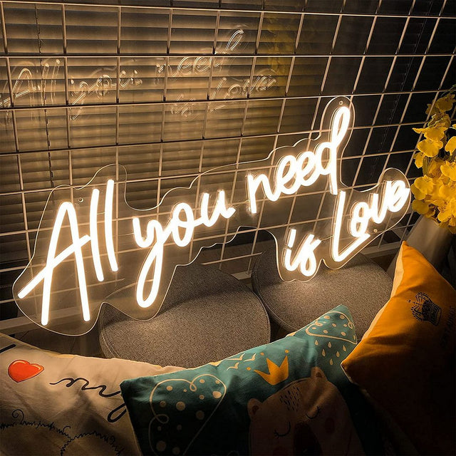 All You Need is Love LED Neon Sign light up sign