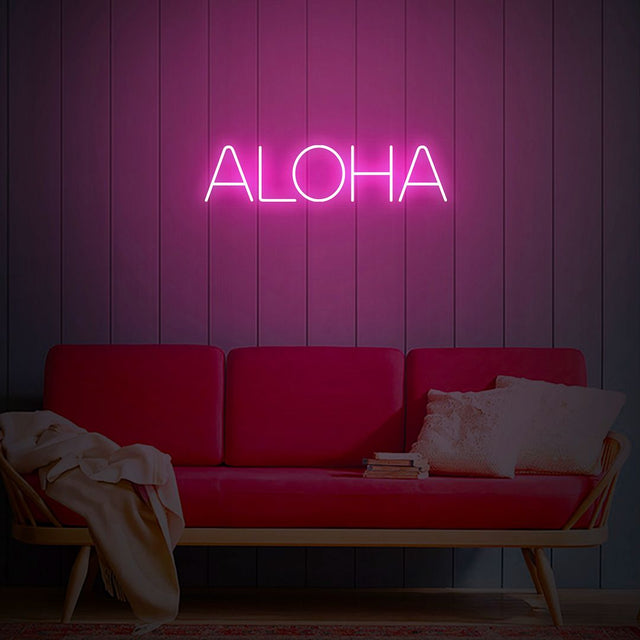Aloha LED Neon Sign light up sign
