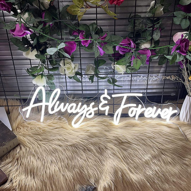 Always and Forever LED Neon Sign light up sign