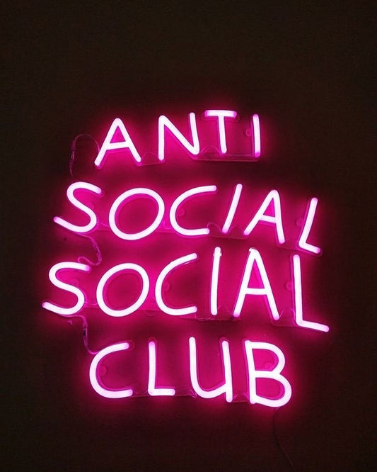 Anti Social Social Club Neon Sign