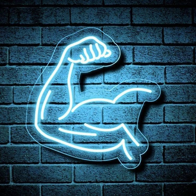 Arm Muscle Gym LED Neon Sign light up sign