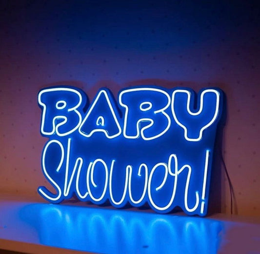 Baby Shower Neon Sign