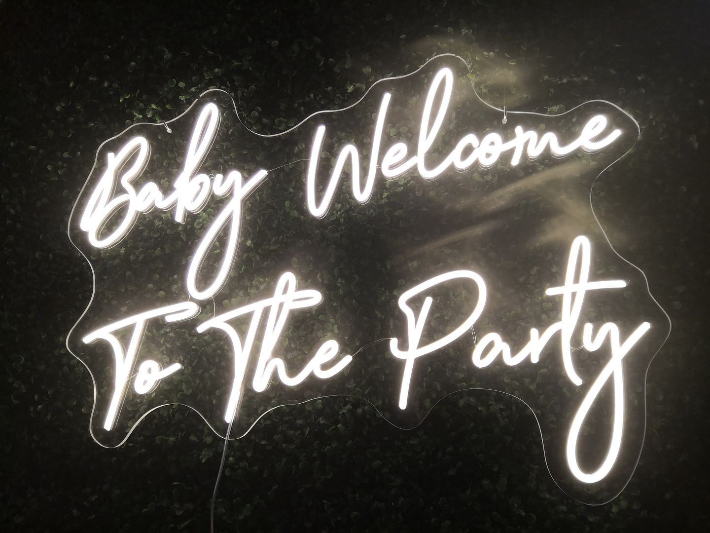 Baby Welcome to The Party Neon Sign