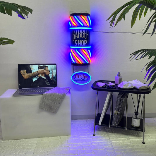 Barber Shop 3D Neon Sign