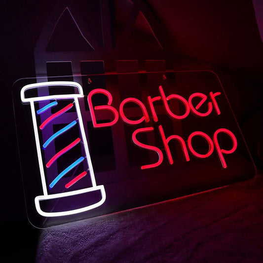 Barber Shop Neon Sign