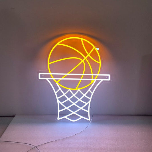 Basketball Hoop Neon Sign