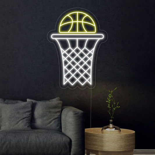 Basketball Net Neon Sign