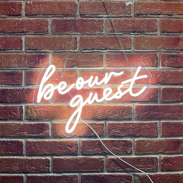 Be Our Guest LED Neon Sign light up sign