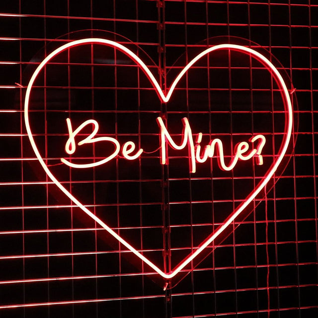 Be Mine LED Neon Sign for Wedding light up sign