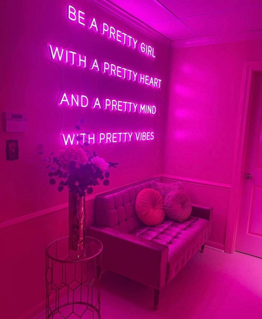 Be a Pretty Girl Neon Sign