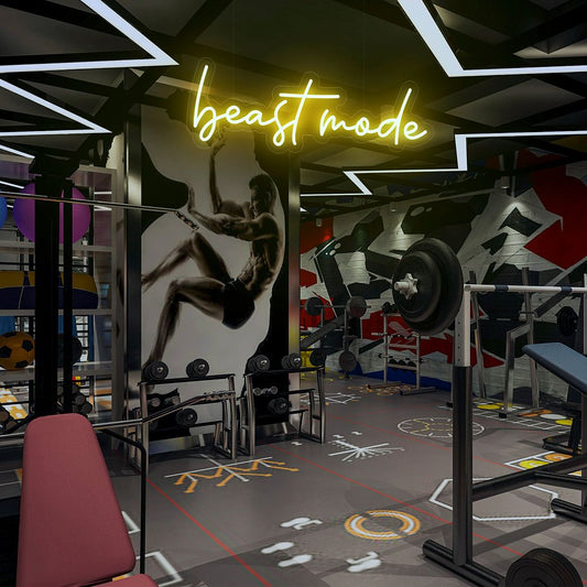 Beast Mode Neon Sign