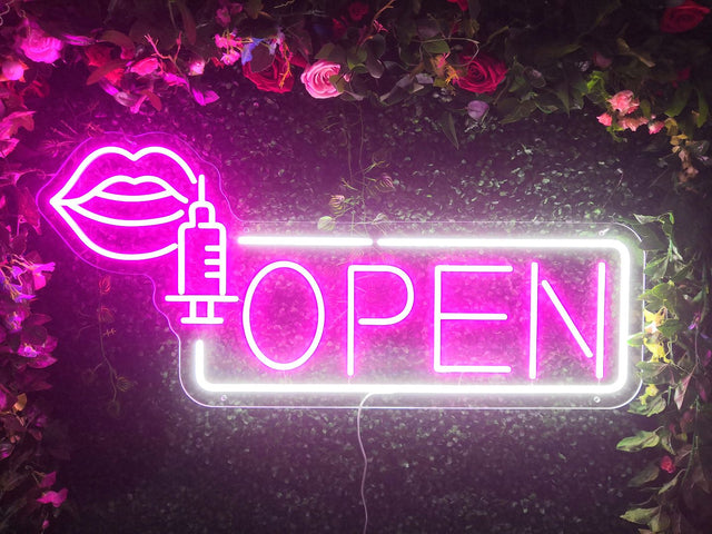 Beauty Shop Open LED Neon Sign light up sign