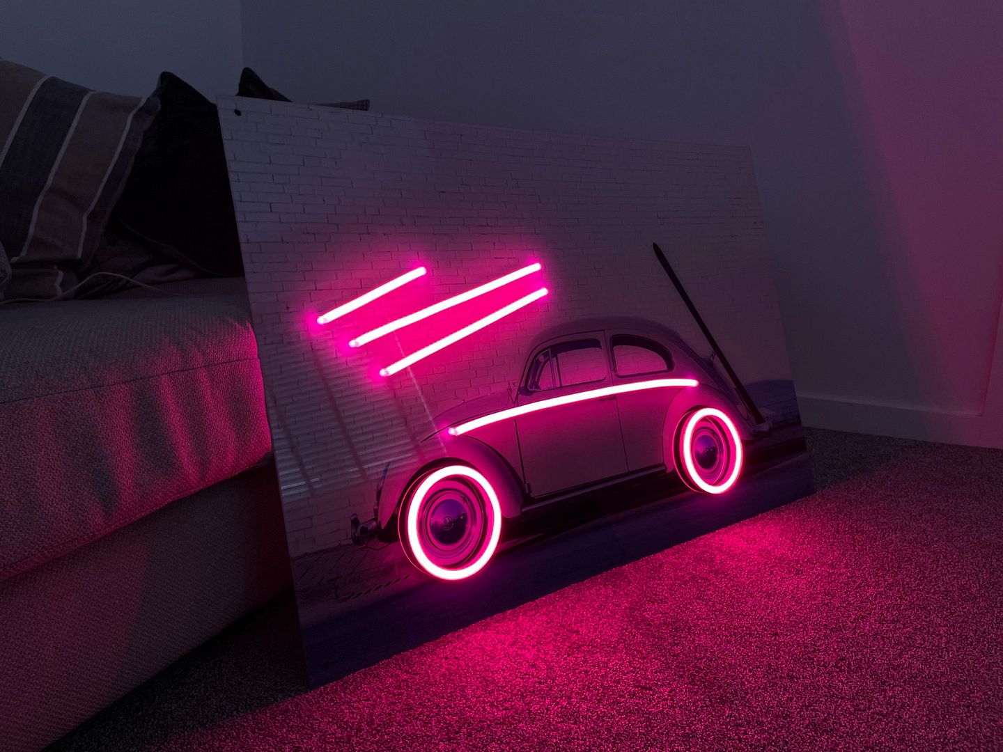Beetle Car Neon Sign