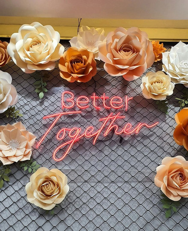 Better Together LED Neon Sign light up sign