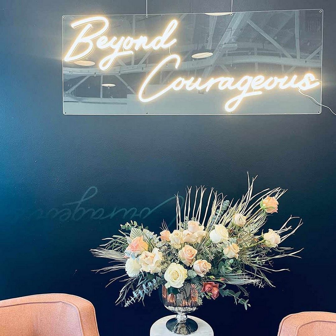 Beyond Courageous Neon Sign