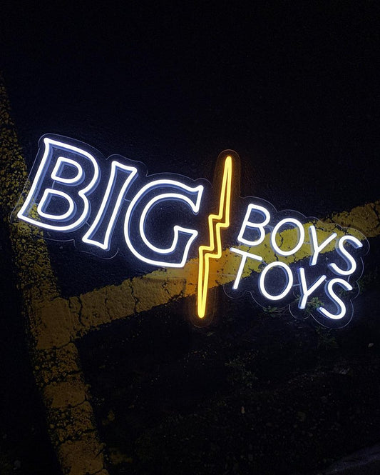 Big Boys Toys Neon Sign