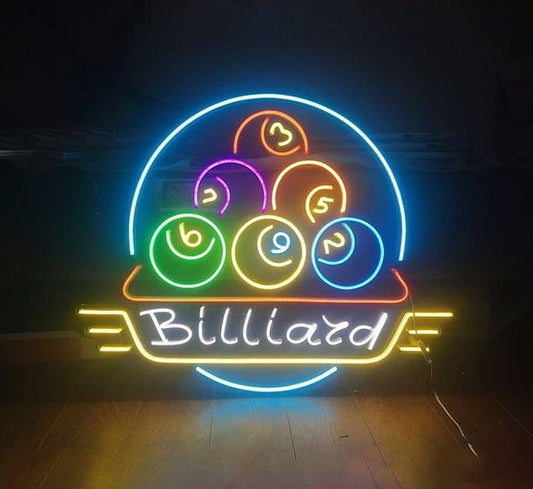 Billiard Neon Sign