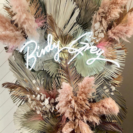 Birdy Grey Neon Sign