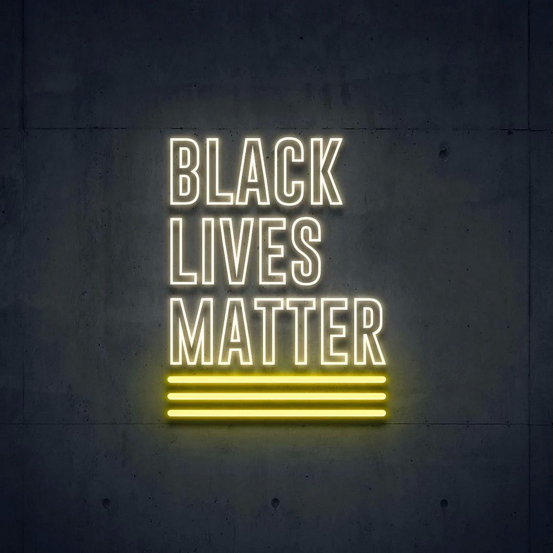 Black Lives Matter Neon Sign