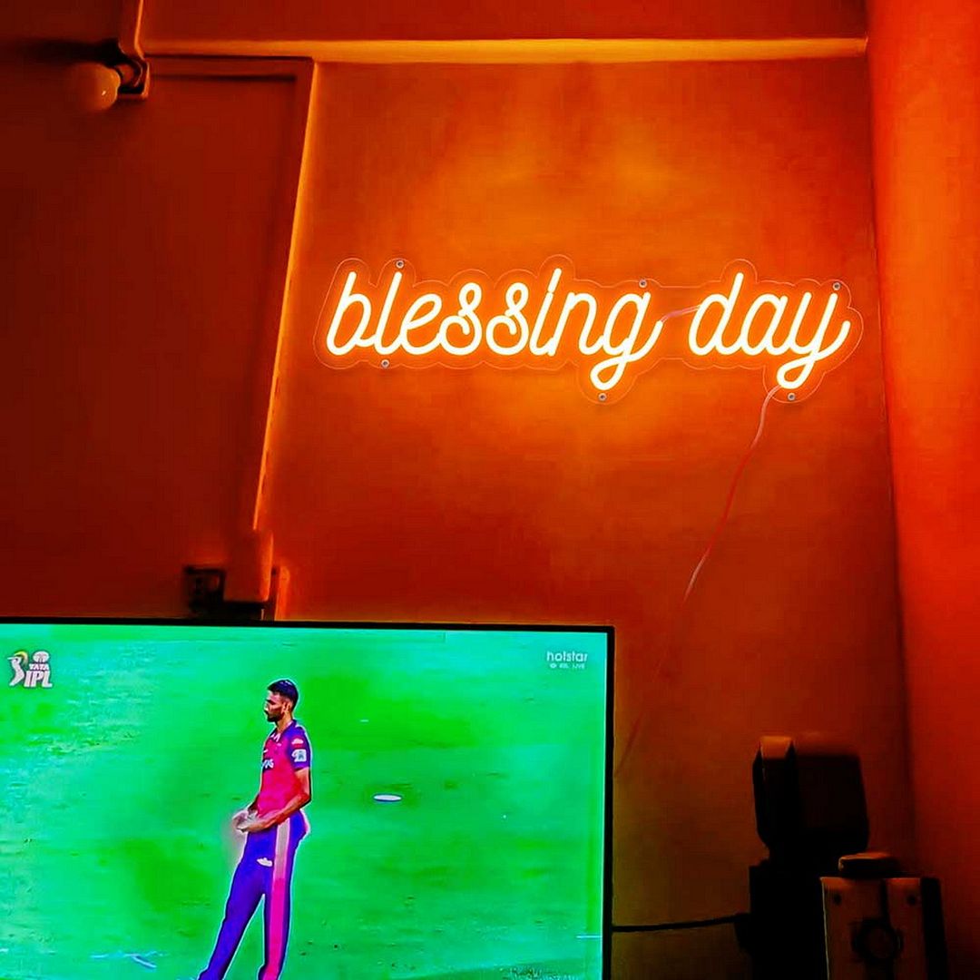 Blessing Day Neon Sign