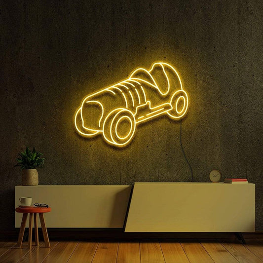 Board Game Car Neon Sign