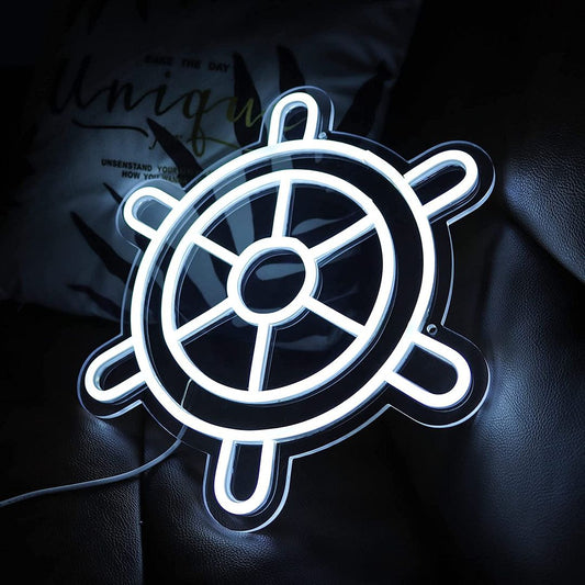 Boat Helm Neon Sign