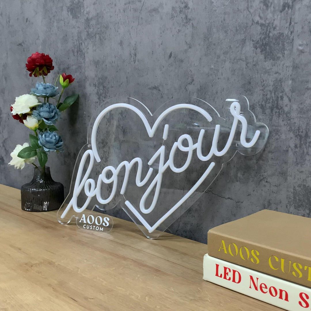 Bonjour French Neon Sign