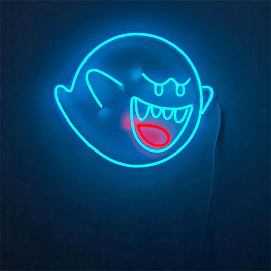 Boo Cute Ghost Neon Sign