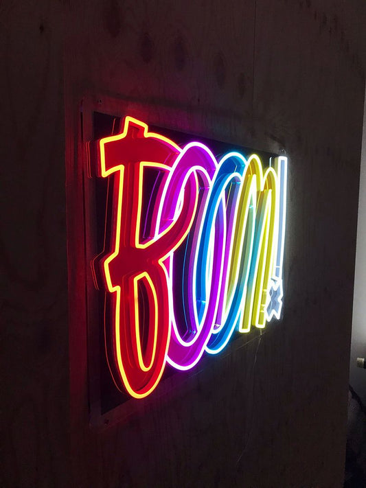 Boom Neon Sign