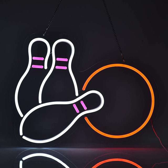 Bowling LED Neon Sign for Bar light up sign