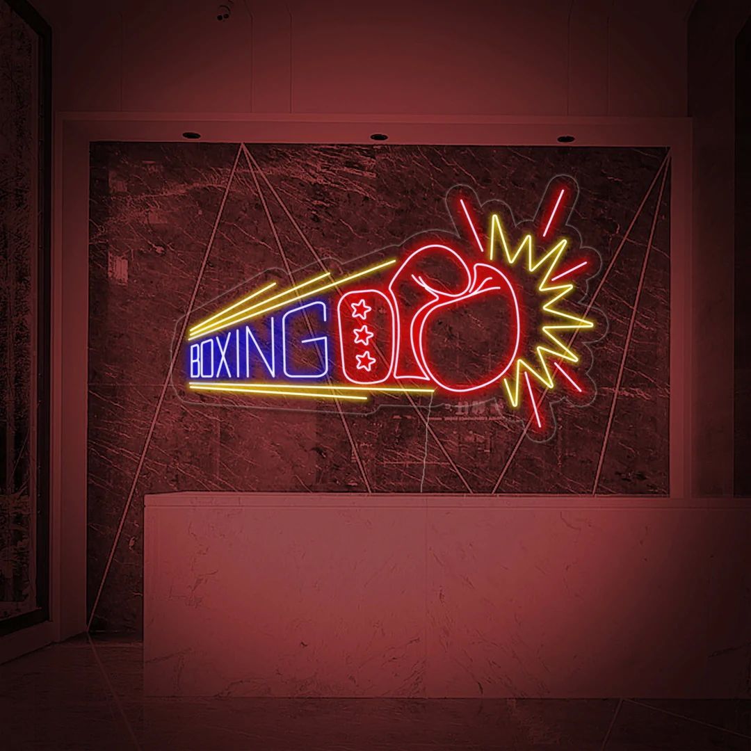 Boxing Glove Neon Sign