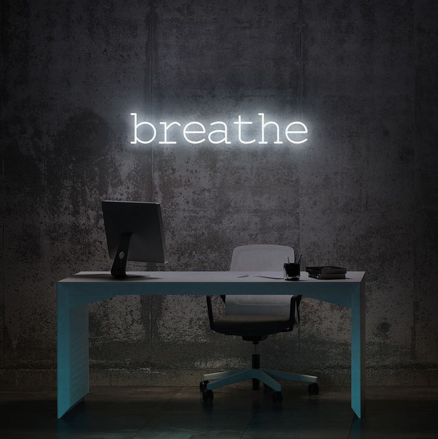 Breathe LED Neon Sign for Man Cave light up sign