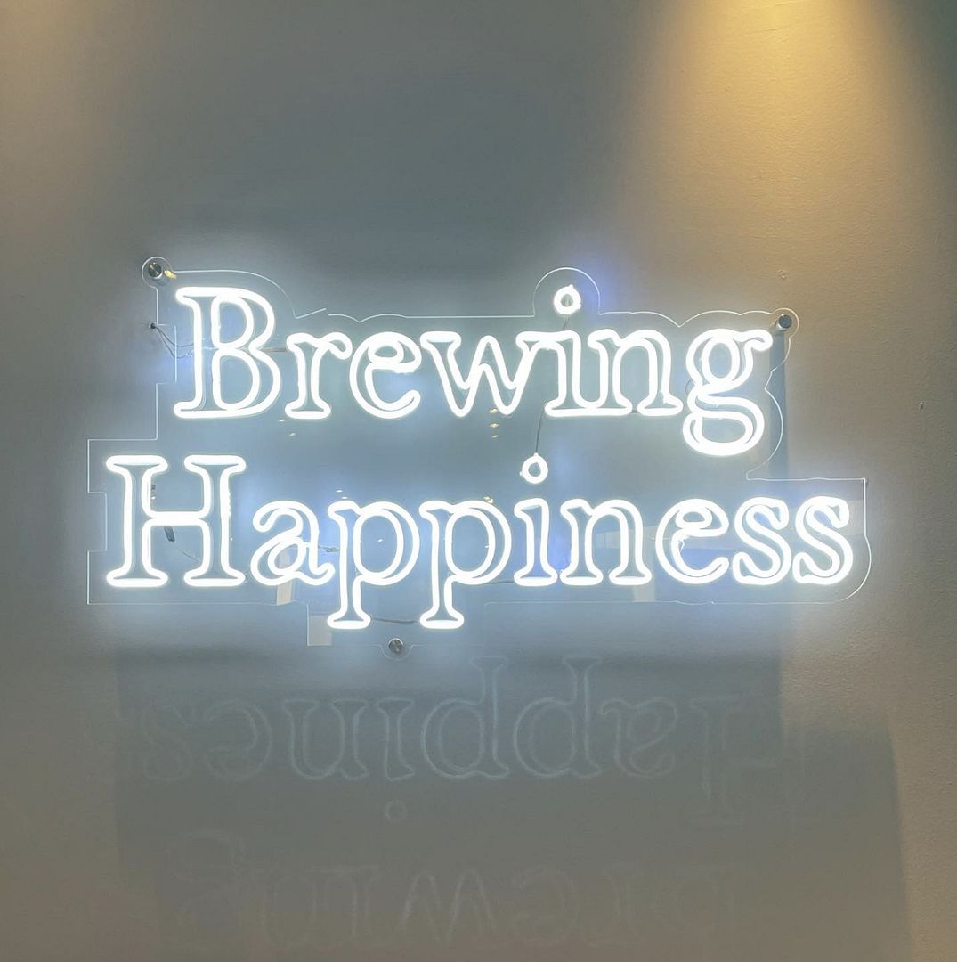 Brewing Happiness Neon Sign