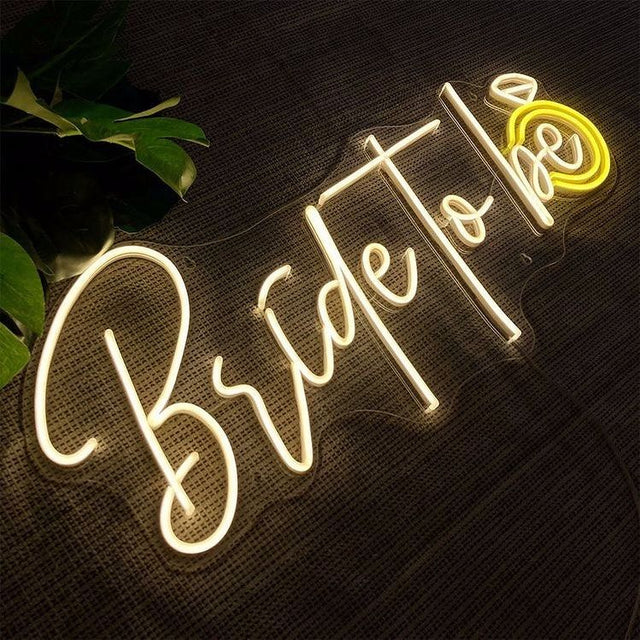 Bride to Be Ring LED Neon Sign light up sign