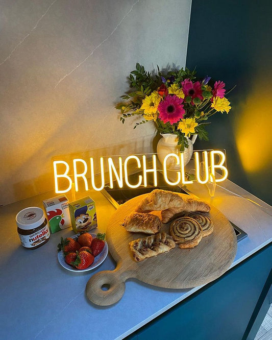 Brunch Club Neon Sign