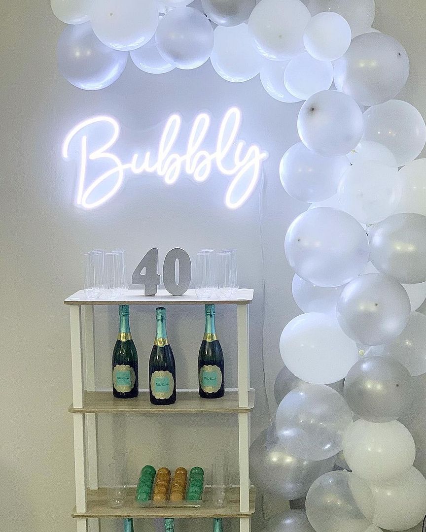 Bubbly Neon Sign