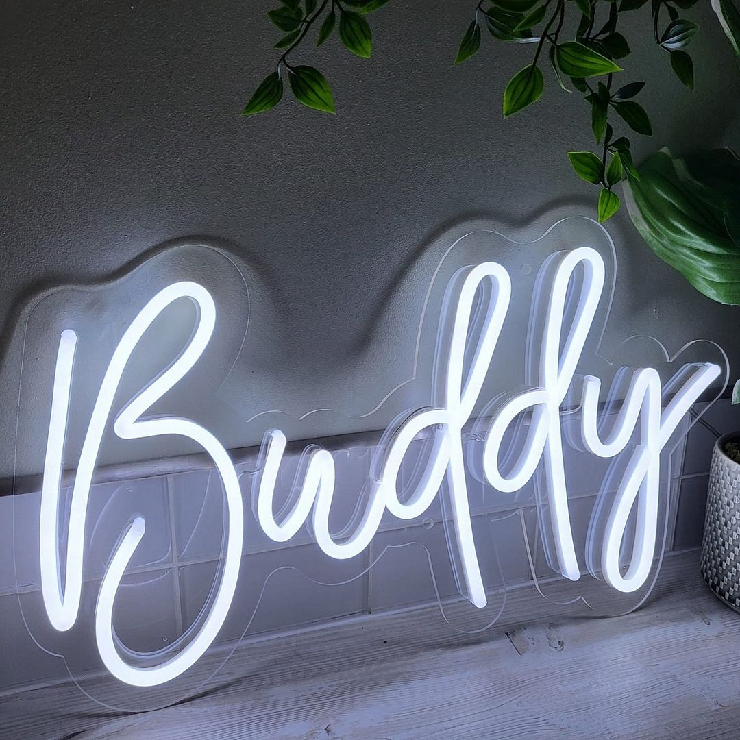Buddy Neon Sign