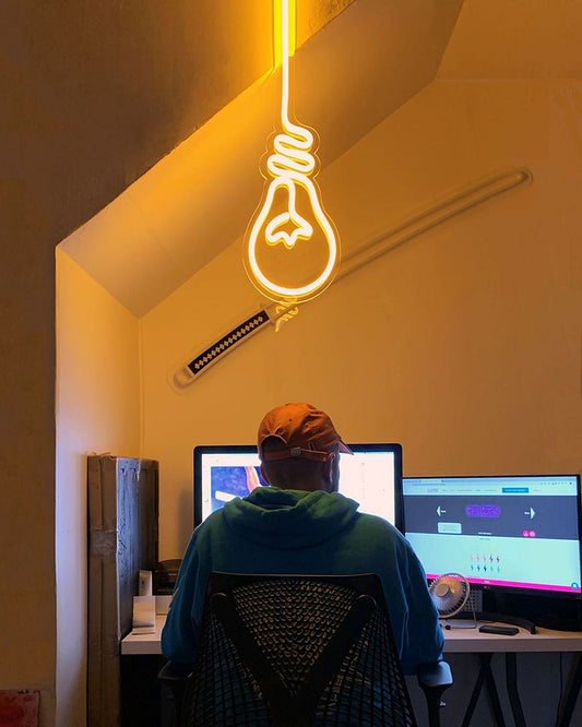 Bulb Light Neon Sign