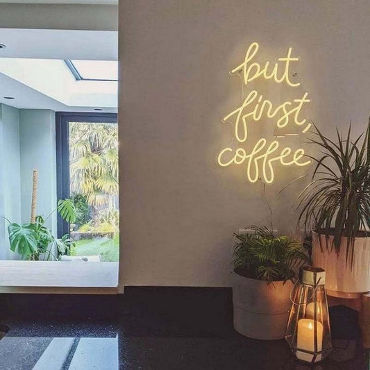 But First Coffee Neon Sign