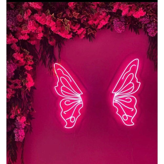 Butterfly Wings LED Neon Sign for Photo Booth light up sign