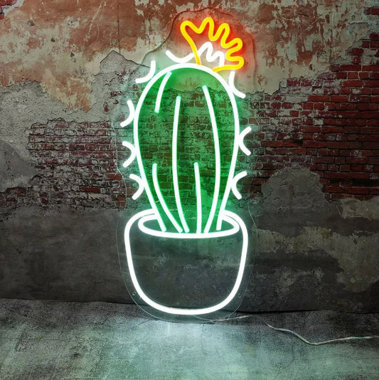 Cactus Plant Neon Sign
